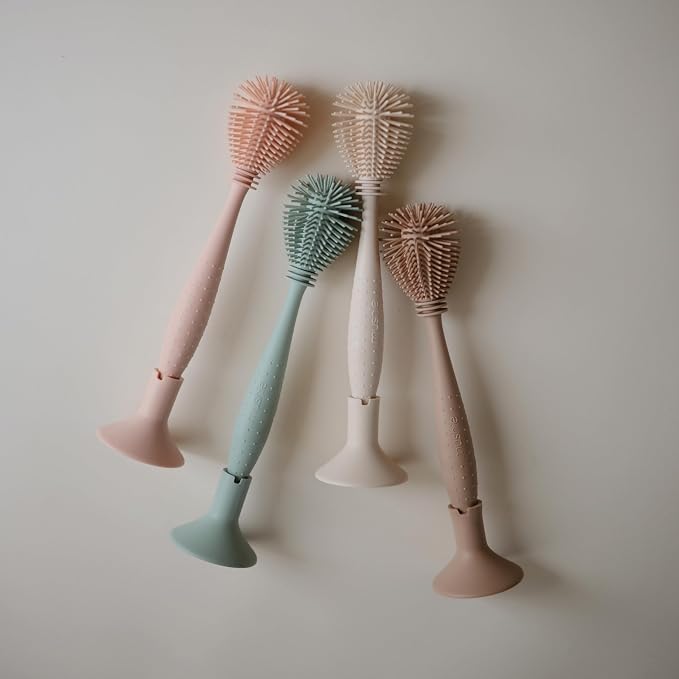 mushie Baby Bottle Brush | Soft Silicone - Image 4