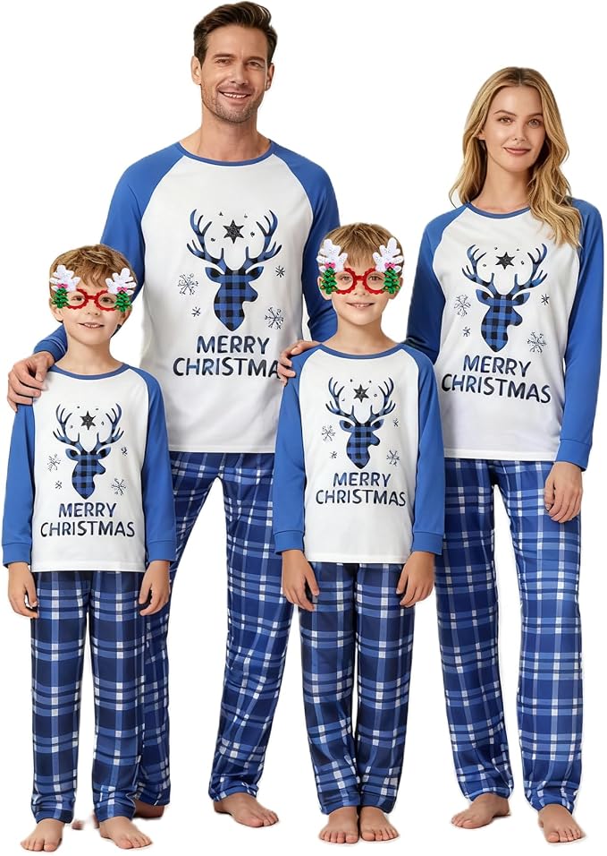 Awoscut Family Christmas Pajamas Matching Pajamas by Awoscut