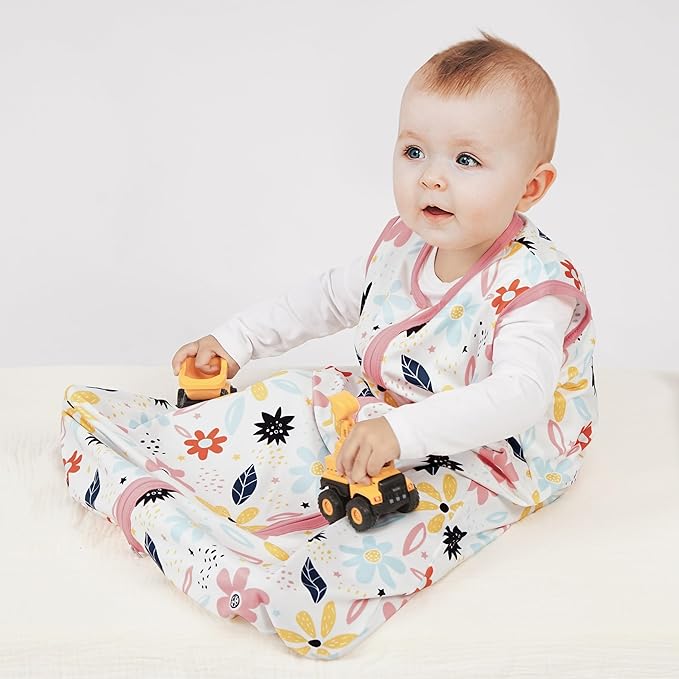 3 Pack Baby Sleep Sack 6-12 Months 100% Rayon Cotton Baby Sleeping Bag 2-Way - Image 3
