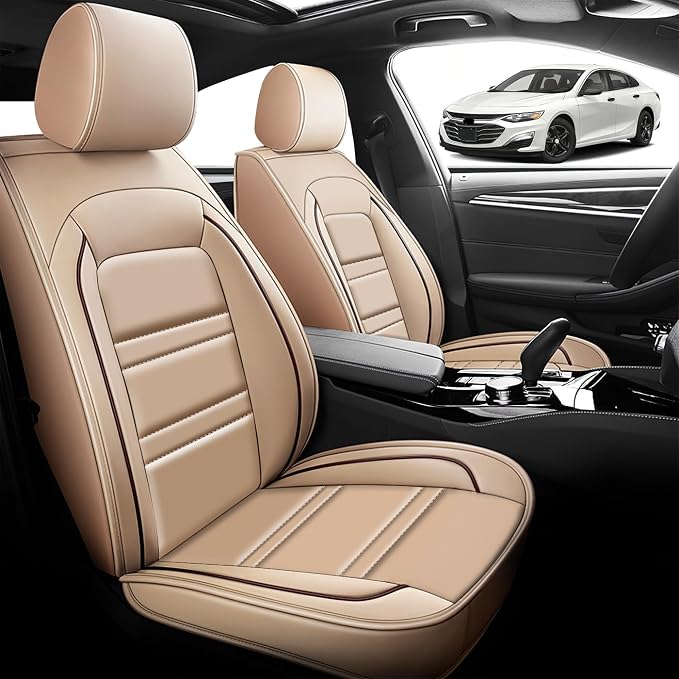 Seat Cover for Chevy Malibu 2004-2025 | Car Seat Covers Front Seats, Waterproof - Image 2