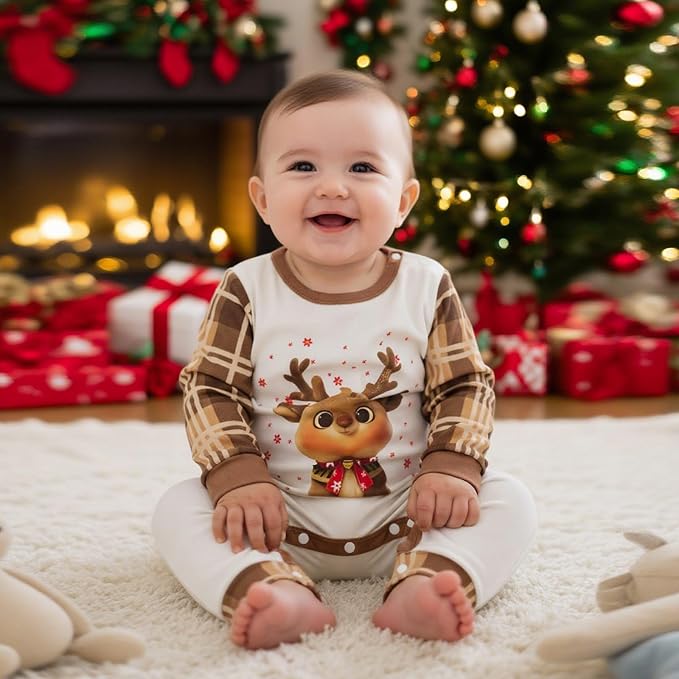 Awoscut Family Christmas Pajamas Matching Pajamas - Image 4