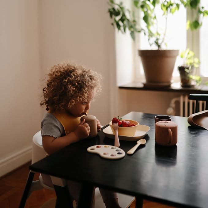 mushie Round Dinnerware Bowls for Kids | Made in Denmark - Image 5
