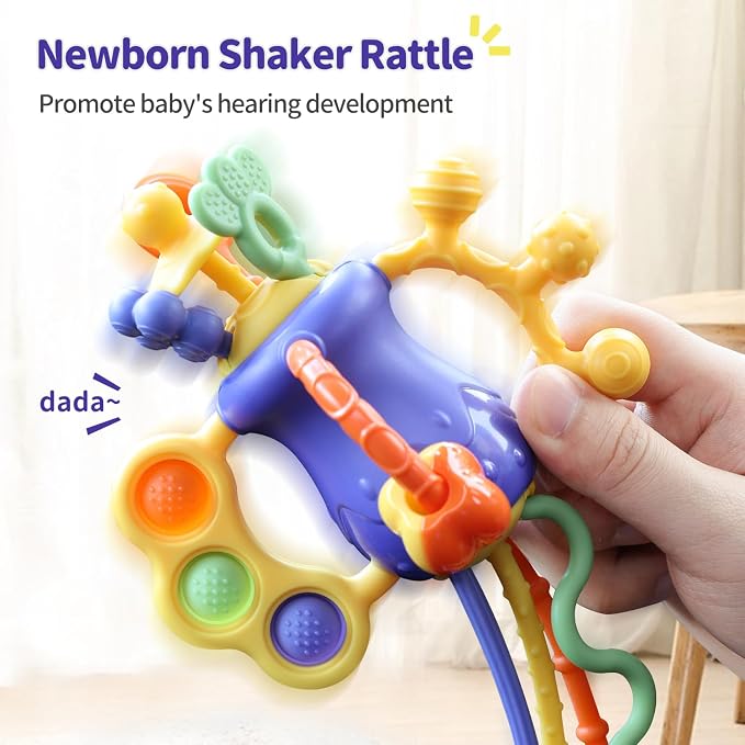 Baby Toys 6 to 12 Months Airplane Travel Essentials| Car Seat Toy-Baby Teether - Image 4