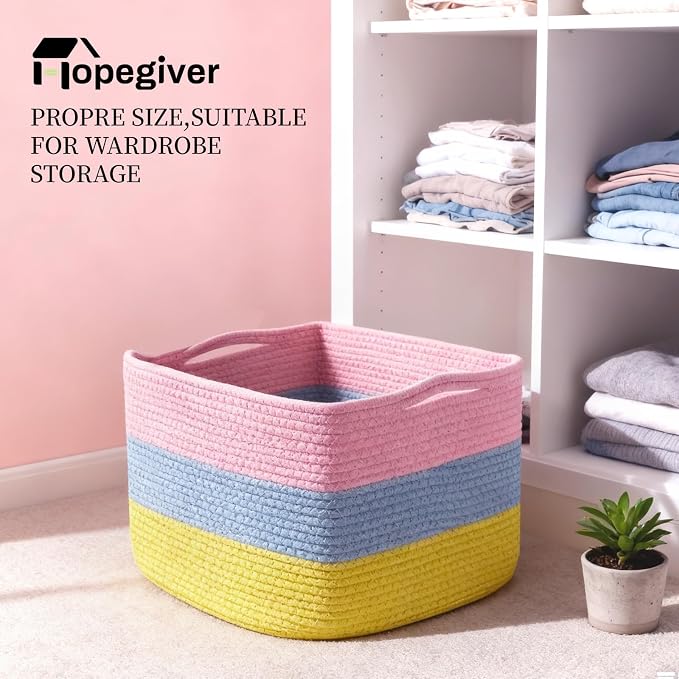 Hopegiver 3 Pack Storage Baskets - Image 5