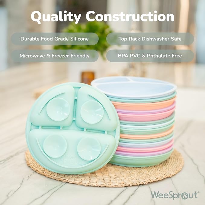 WeeSprout Suction Plates for Babies & Toddlers - Image 5