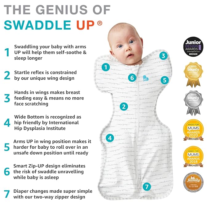Love to Dream Swaddle UP, Baby Sleep Sack, Self-Soothing Swaddles - Image 7