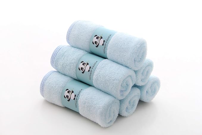 HIPHOP PANDA Baby Washcloths, Rayon Made from Bamboo - Image 3