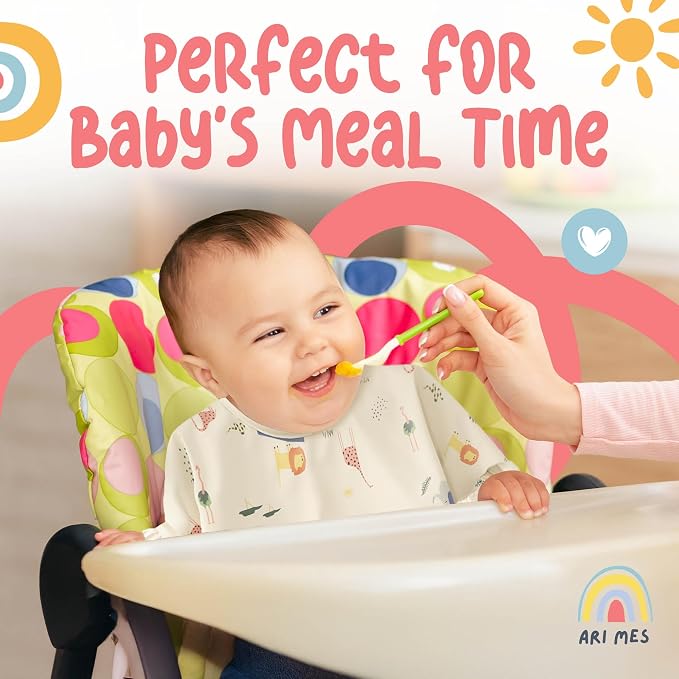 ARI MES Long Sleeves Waterproof Baby Bibs - Image 2