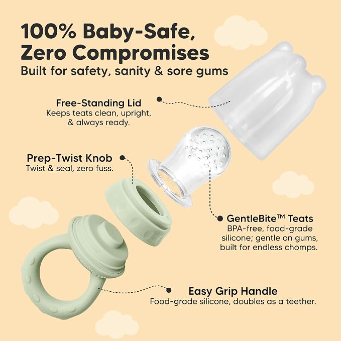 KeaBabies Baby Fruit Feeder 2pk - Image 3