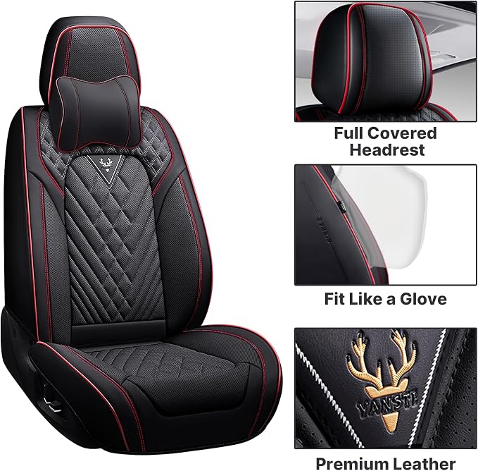 Universal Leather Seat Cover for Cars - Image 5