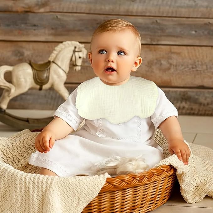 Baby Drool Bibs for Unisex Girls Boys 12 Pack Baby Muslin Bibs for Drooling and - Image 5