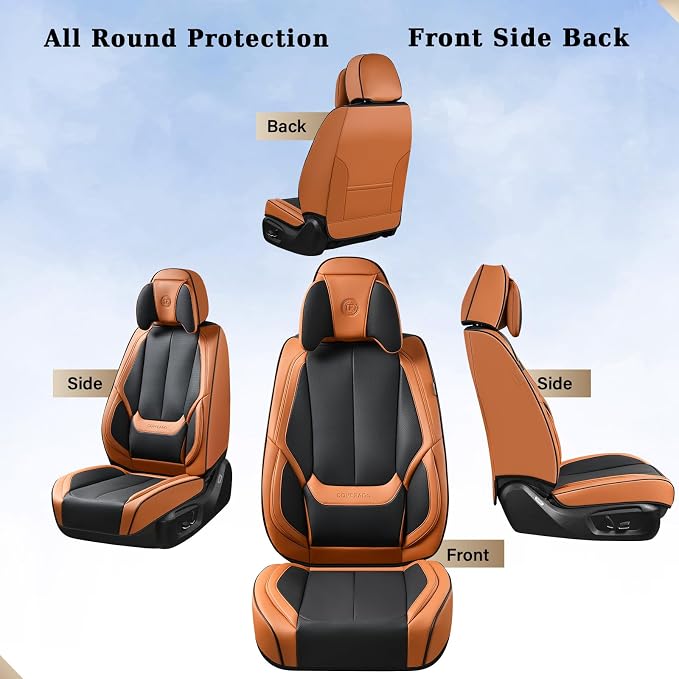 Coverado Universal Seat Covers Full Set, 5 Seats Universal Seat Covers - Image 3
