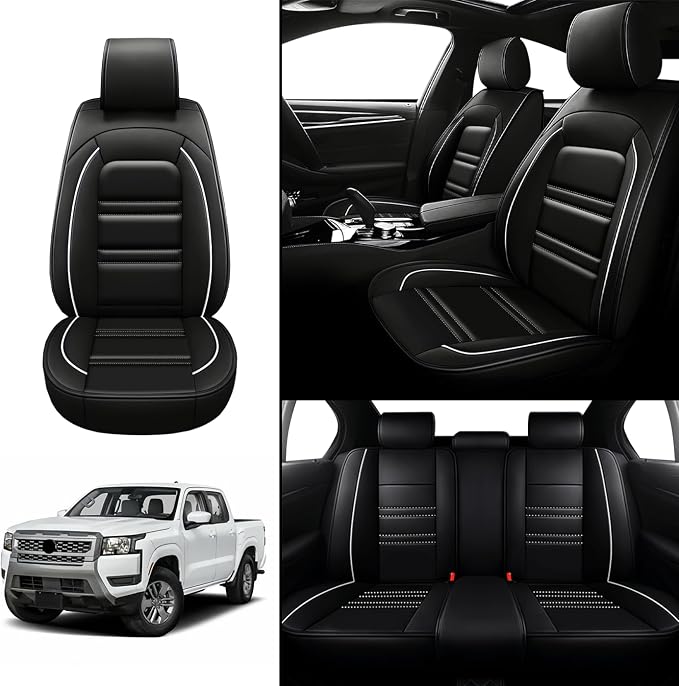 Seat Covers for Nissan Car Frontier 1998-2025 | 5-Seats Leather Seat Covers - Image 2