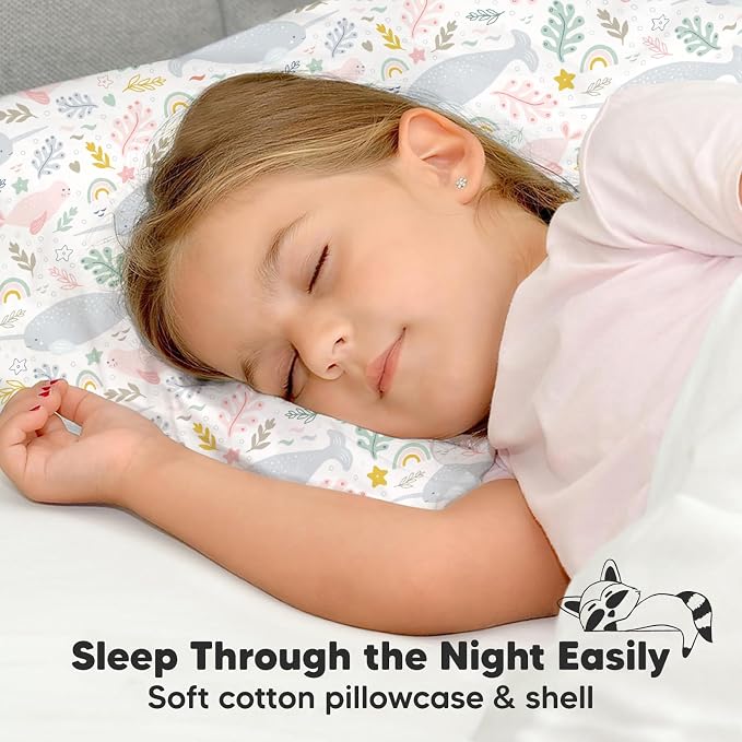KeaBabies Toddler Pillow with Pillowcase, Jumbo 14X20 - Image 7