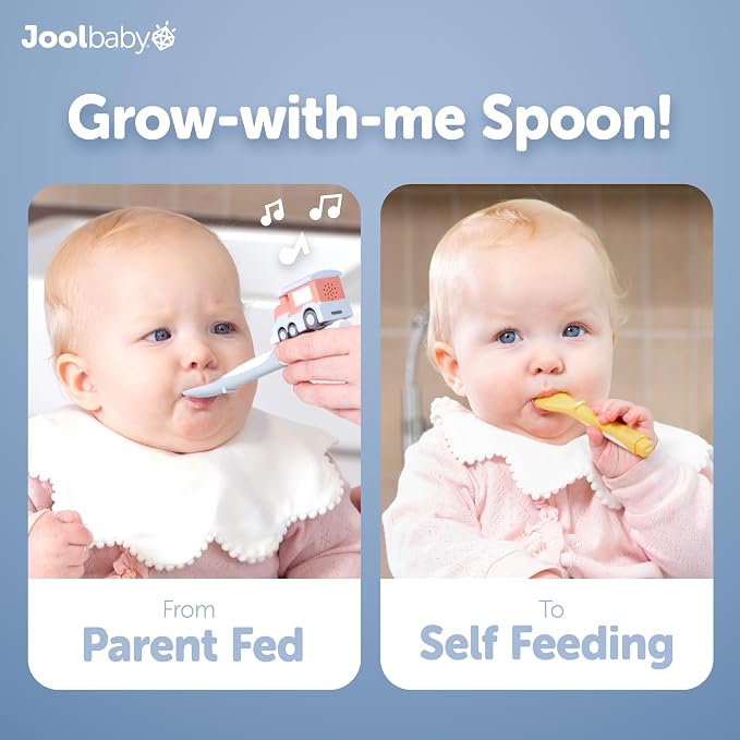 Jool Baby Musical Baby Spoons, 3 Spoons + Plane - Image 4