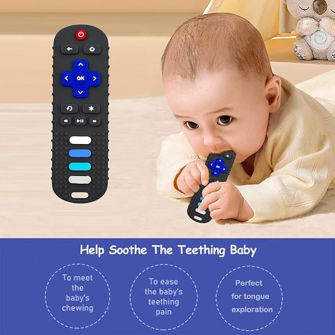 Baby Teething Toys, Food Grade Silicone Teether - Image 4