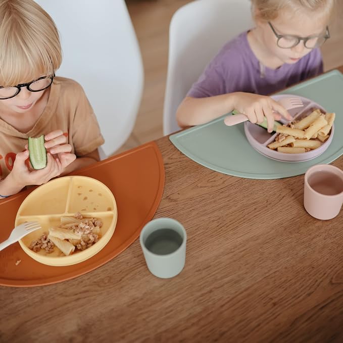 mushie Silicone Placemat for Kids | BPA-Free Non-Slip Design - Image 5