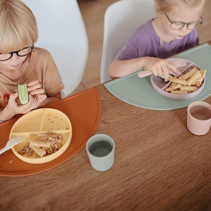mushie Silicone Placemat for Kids | BPA-Free Non-Slip Design - Image 3