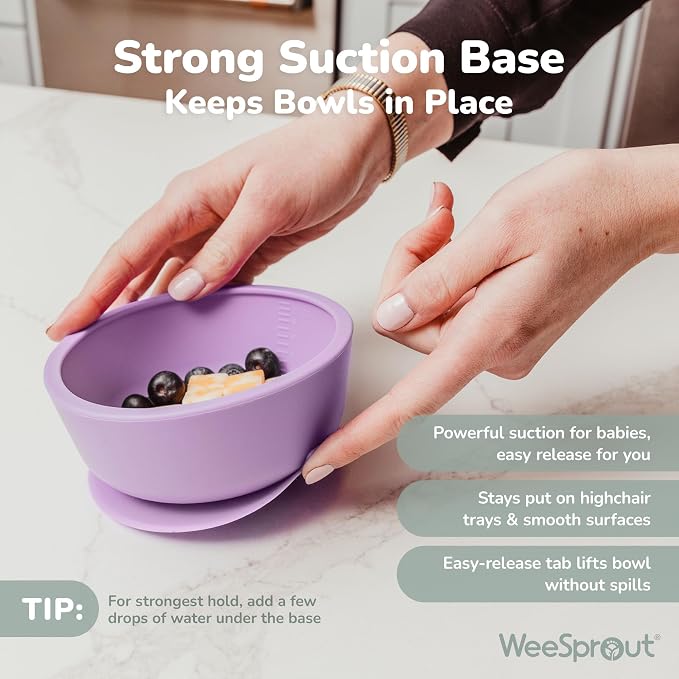 WeeSprout Suction Bowls for Baby & Toddlers - Image 4