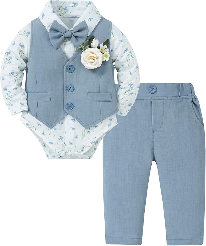Coco&RARA Baby Boy Clothes Suits Infant Gentleman Outfits, Formal Dress by CocoRARA