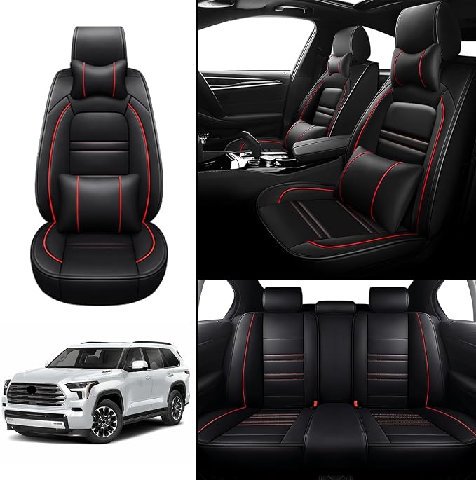 Car Seat Covers for Toyota Sienna 2004-2025 | 5-Seats Seat Covers, Waterproof - Image 2