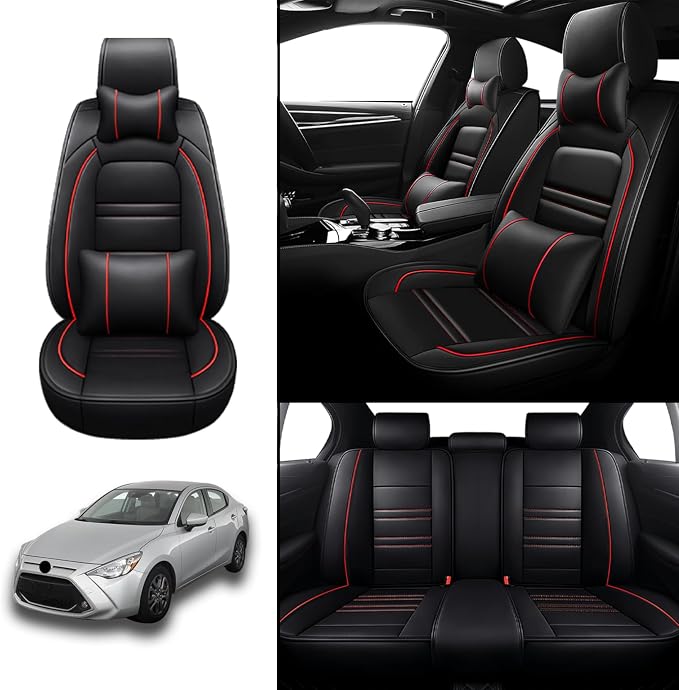 Car Seat Covers for Toyota Yaris 2007-2020 | 5-Seats Seat Covers, Waterproof - Image 2