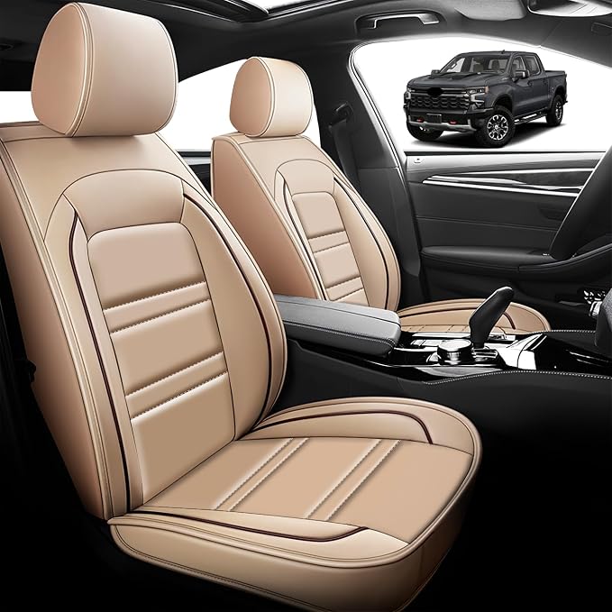 Seat Cover for Chevy Silverado 1500 2007-2025 | Car Seat Covers Front Seats - Image 2