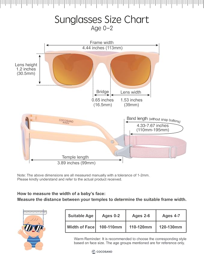 COCOSAND Flexible Baby Sunglasses - Image 5