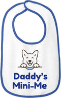 Personalized Baby Bib – Soft Cotton Terry, Cute Jindo Dog Design by SmilingJindo