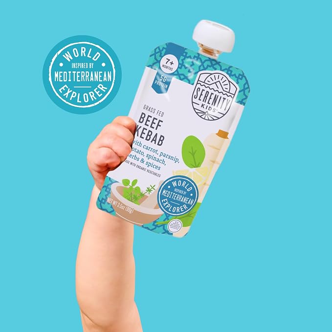 Serenity Kids 7+ Months World Explorers Baby Food Pouches - Image 7