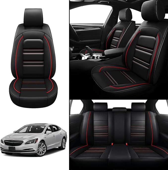 Seat Covers for Buick Lacrosse 2005-2019 | 5-Seats Leather Seat Covers - Image 2