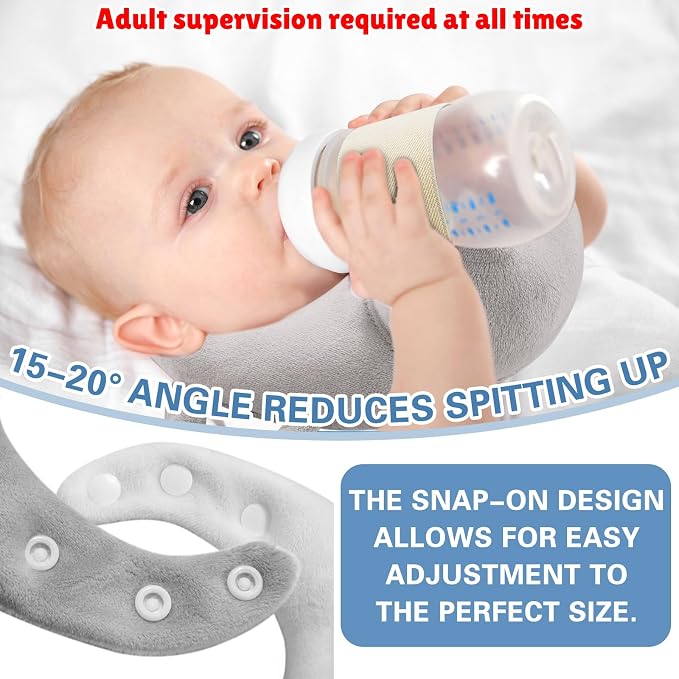 kornsurte Bottle Holder Pillow, Ergonomic Bottle Feeding & Breastfeeding Pillow - Image 5