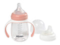 BEABA 2-in-1 Baby Bottle to Transition Sippy Cup, No Spill Sippy Cup, Includes by BEABAUSA