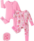 PATPAT Baby Footie Romper with Mittens by PATPAT