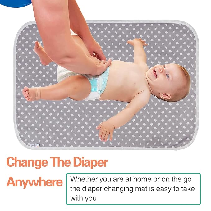 Baby Diaper Changing Pad, 21 5/8" x 31.5" Waterproof Changing Pad Liners 2Pack - Image 6