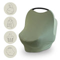 mushie Baby Car Seat Canopy Cover | Breathable & Stretchy Multi Use Cover by mushie