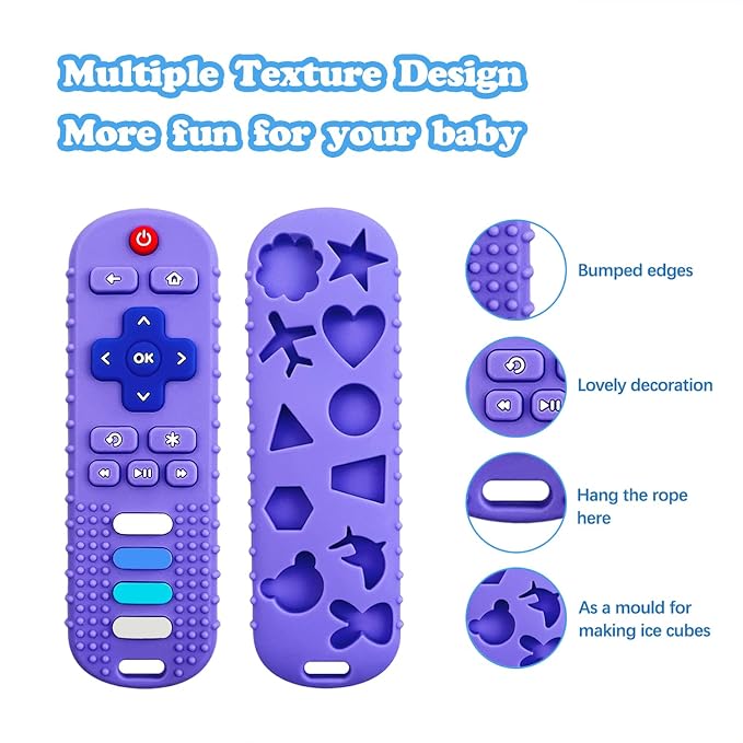 Baby Teething Toys, Food Grade Silicone Teether - Image 9