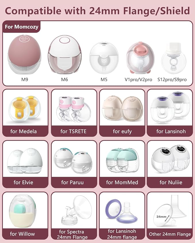 1pcs Breast Pump Flange Insert 16mm Compatible - Image 2