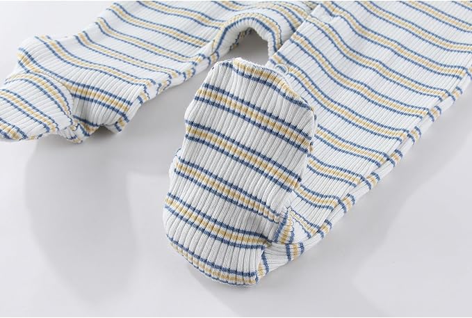 Fashion Baby Boy Girl Clothing Set Cotton Soft 3-Piece Long Sleeve Button - Image 5