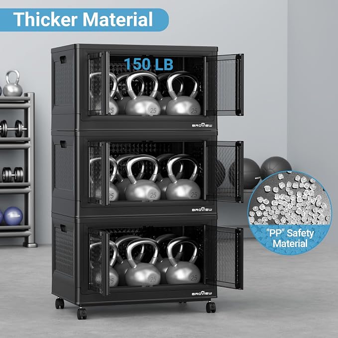BROVIEW 500Qt Stackable Storage Bins - Image 4