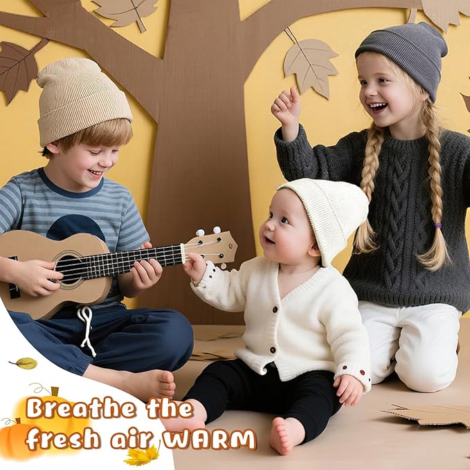 ZOORON Toddler Beanie Baby Boys Girls Beanies Kids Winter Hats Children Knit - Image 6