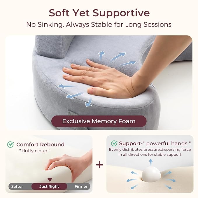 Momcozy Innovative Safety Fence Nursing Pillow - Image 4