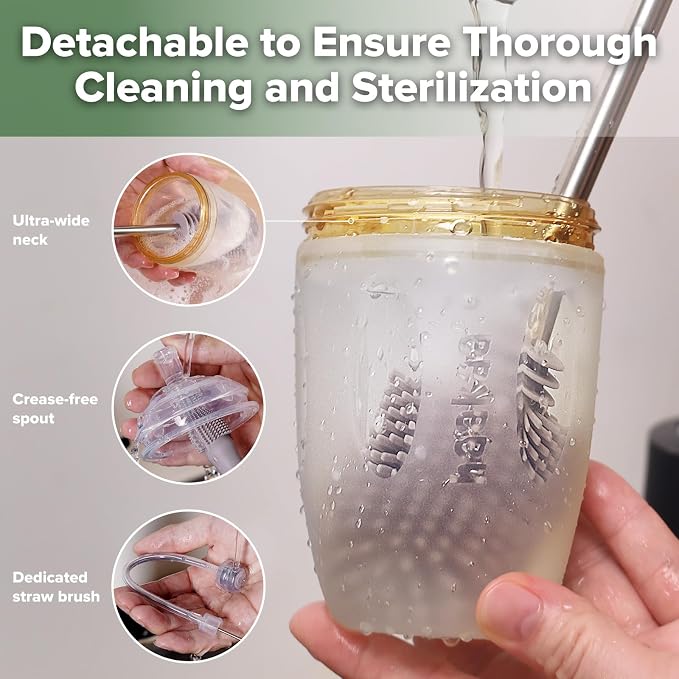 haakaa Weighted Straw Cup Sippy Cup - Image 7