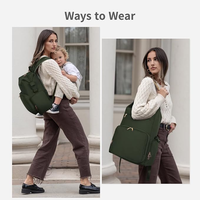 CEI-CEI Neoprene Diaper Bag Backpack Large Newborn Baby Maternity Bags - Image 3