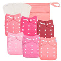 babygoal Baby Girl Cloth Diapers 6 Pack by babygoal