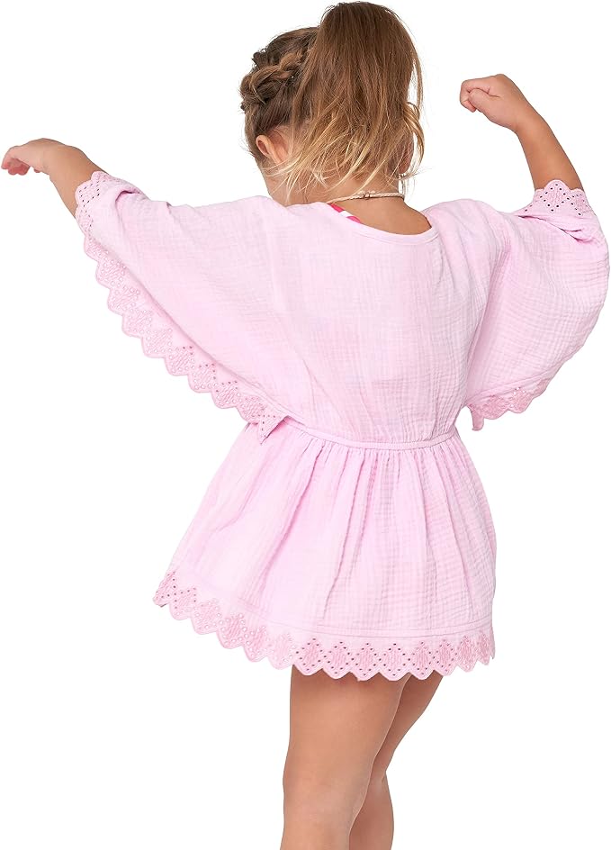 Gerber baby-girls Toddler Kaftan Swim Cover Up - Image 5