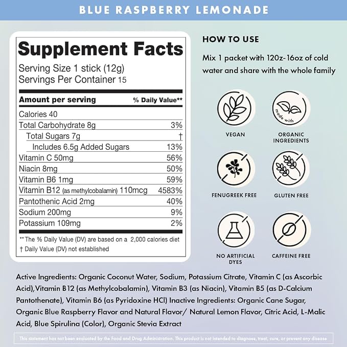Boobie Hydromom Superfood Electrolyte Drink Mix, & Beyond, 10 Packets - Image 7