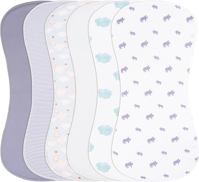2-in-1 Burp Cloths and Baby Bibs by Benoxine