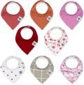 Parker Baby Bandana Drool Bibs 8 Pack Baby Bibs by ParkerBabyCo
