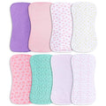 Hakochia Burp Cloths for Baby Girls Organic Cotton Large Burp Clothes Extra by Hakochia